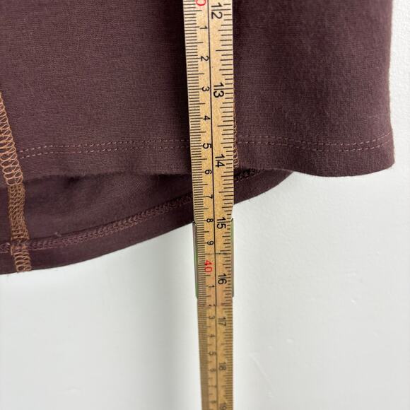 MINIMALIST Brown Crop Tank – Glassons Neutral Basic Open Back – Size M - Picture 6 of 6